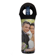 Personalized Photo Neoprene Wine Tote Bag (Custom 1 Side) Bag