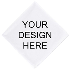 Custom Full Color Bandana With Text, 22X22 Inch
