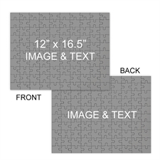 Personalized Custom Front And Back 285 Piece, 54 Piece, 24 Piece Personalized Photo Jigsaw Puzzle Photo Puzzle